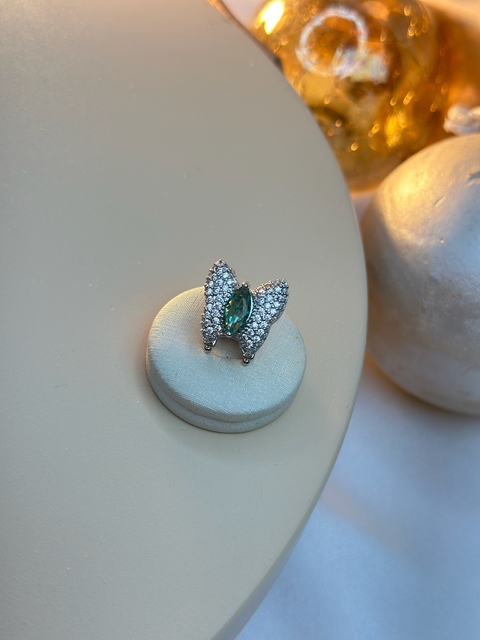 Pingente/ Charm borboleta cravejada zircônia PINPR01 - comprar online