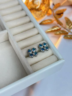 Imagem do Brinco trevo zircônia BRIJT01