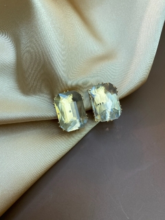 Brinco pedraria pressão jc84 - Ruchelli Bijoux