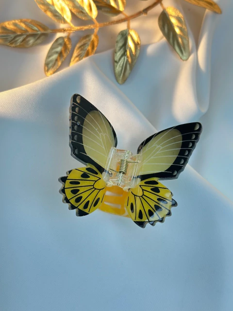 Piranha M borboleta amarelo/preto PILC03 - comprar online