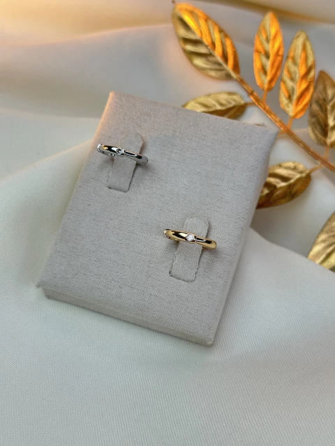 Anel falange tubo ponto de luz ANJM02 - comprar online