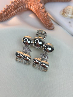 Kit 3 piranhas esferas PILY04 - Ruchelli Bijoux