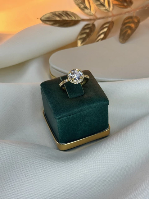 Anel LUXO regulável esfera cristal ANSO01 - comprar online