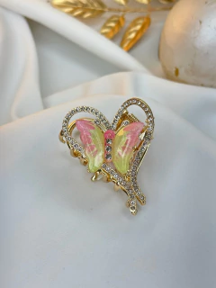 Piranha m coração borboleta PIVR05 - Ruchelli Bijoux