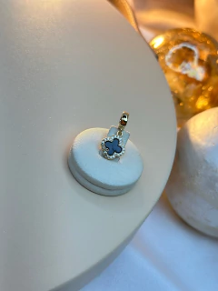 Pingente colar/pulseira trevo PINPK01 - Ruchelli Bijoux