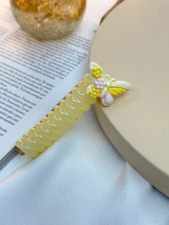 Aplique para rabo de cabelo infantil borboleta INFPD01 - Ruchelli Bijoux