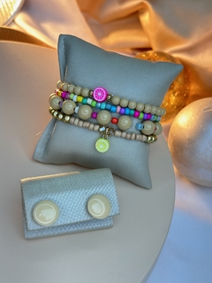 Kit de pulseira com brinco frutas PUJ01 na internet