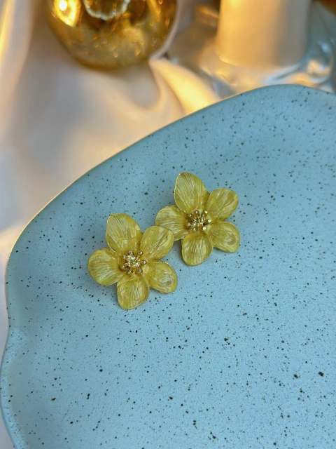 Brinco flor Laisla CATAFORÉTICO BRIPR01 - comprar online