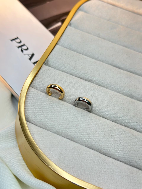 Piercing fake folheado tubo fino PIERJC09 - comprar online