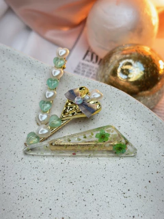 Kit 3 bicos de pato triângulo encapsulado/corações BCLR01 - loja online