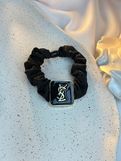 Scrunchie inspiraçao YSL quadrado XUCH01 - Ruchelli Bijoux