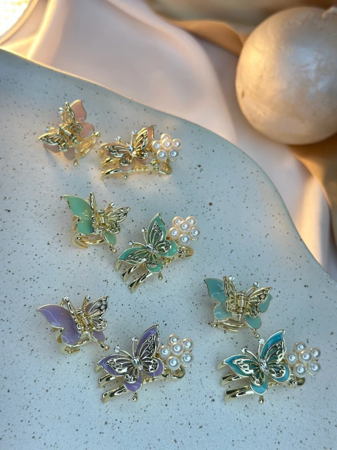 Kit 2 peças piranha borboletas /bico de pato PILR03 - comprar online