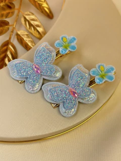 Kit 2 bicos de pato borboleta/hibisco BICMU15 - Ruchelli Bijoux