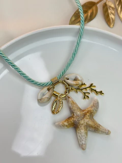 Colar cordão estrela/fundo do mar CONG03 - Ruchelli Bijoux