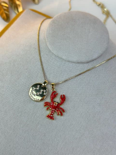 Colar lagosta horoscopo II COSN06 - Ruchelli Bijoux