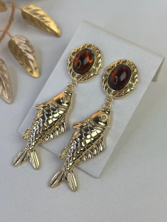 Brinco pendurado peixe SARDINHA BRISN07 na internet