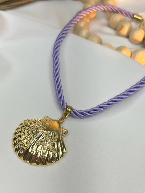 Colar cordão concha CONG01 - comprar online