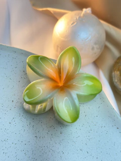 Piranha G Hibisco fundo branco PIAB01 - Ruchelli Bijoux