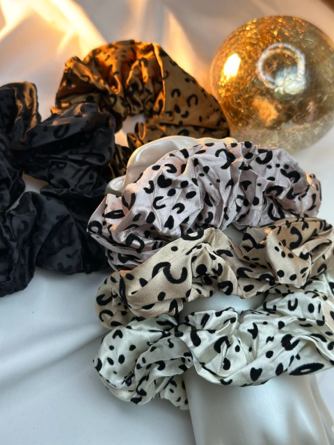 Scrunchie animal print XUFD07 - comprar online