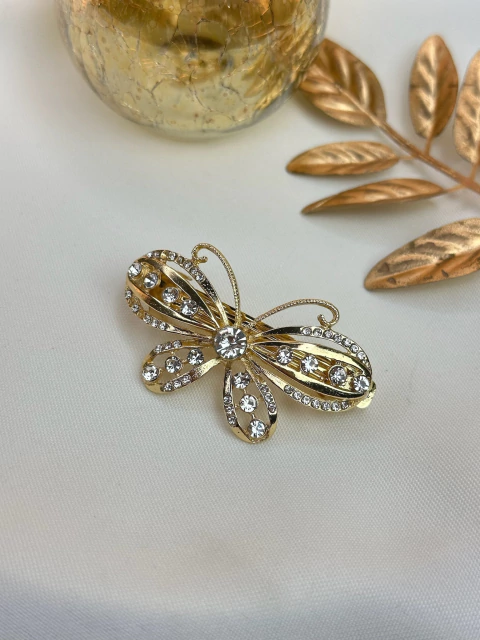 Presilha borboleta cravejada PREVR07 - comprar online