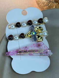 Kit 3 bicos de pato triângulo encapsulado/corações BCLR01 - loja online