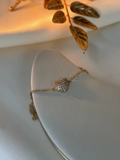 Pulseira coração cravejado PUGR10 na internet