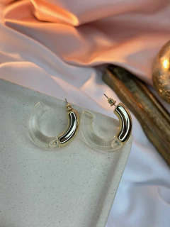 Brinco Agatha BRIGR03 - Ruchelli Bijoux