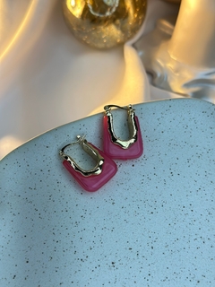 Brinco Quadrado premium BRIPD01 - Ruchelli Bijoux