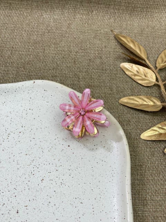 Imagem do Piranha ferro P flor de vidro pedra PIMU01