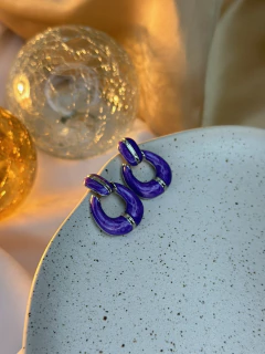 Brinco pendurado resinado BRIJC01 - loja online