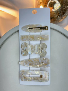 Cartelona 6 peças borboleta CARFD07 - Ruchelli Bijoux