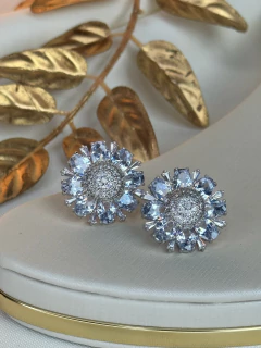 Brinco LUXO margarida BRIGR10 - Ruchelli Bijoux