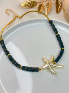 Colar fio estrela do mar CONG03