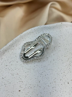 Bico de pato orgânico cravejado BCJT01 - Ruchelli Bijoux