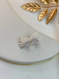 Bico de pato misto laço fita BICFD08 - Ruchelli Bijoux