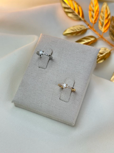 Anel falange fino cravejado/cristal ANJM02 - comprar online