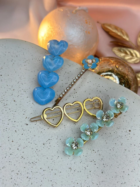 Kit 4 peças corações/flores BCFD01 - comprar online