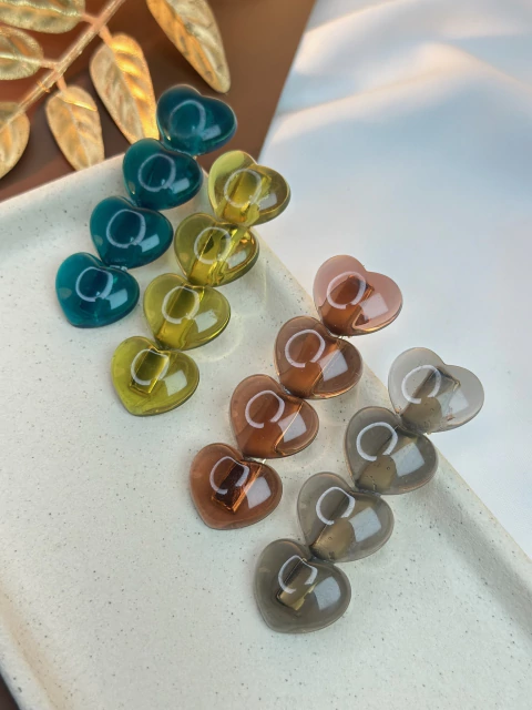 Kit 2 bicos de pato corações BCFD05 - comprar online