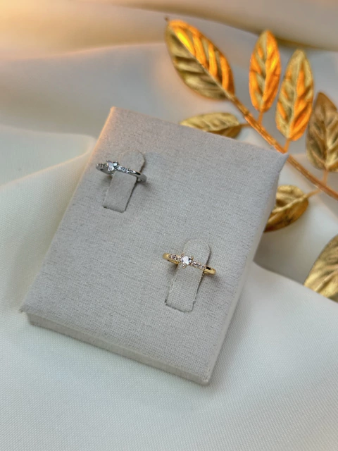 Anel falange coração/cristal ANJM02 - comprar online