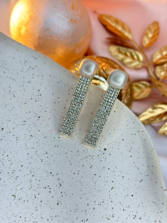 Kit 2 bicos de pato reto cravejado quadrado BCLR04 - loja online