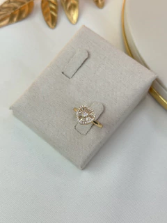 Anel coração detalhado zircônia ANLS07 na internet