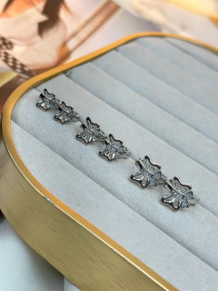 Trio de brinco laço II zircônia BRIMN05 na internet