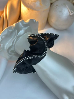 Scrunchie com manta na borda XUJT01 - Ruchelli Bijoux