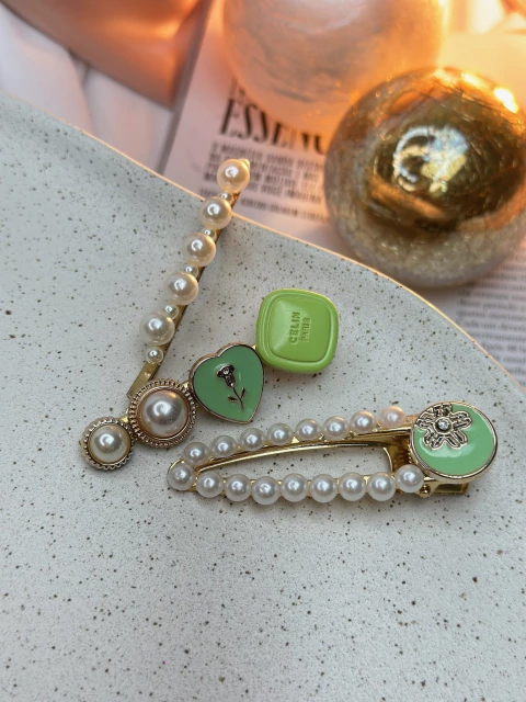 Kit 3 peças coração roseta BCGR01 - comprar online