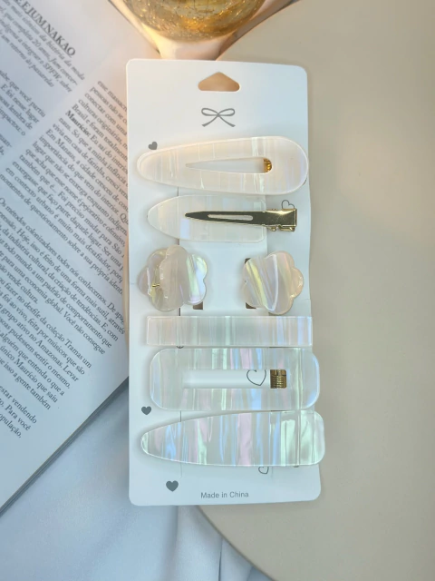 Cartelona 7 peças branca insp madreperola CARPK01 - comprar online