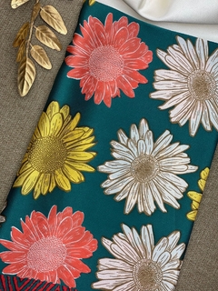 Lenço 70x70 Gerbera LENPK01 na internet