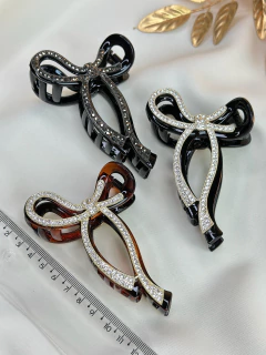 Piranha G laço strass PIFD02 - Ruchelli Bijoux