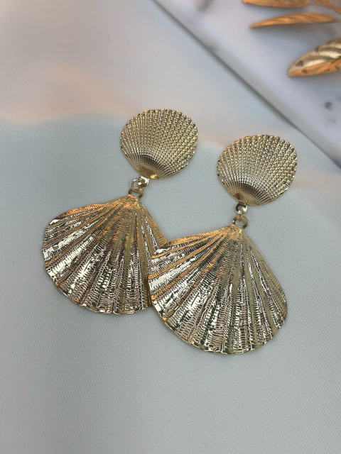 Brinco dupla concha BRILY04 - comprar online