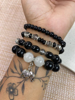 Kit de pulseira elefante PULY01 - Ruchelli Bijoux