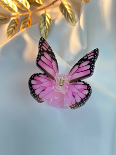 Piranha M borboleta rosa/preto PILC03 - comprar online